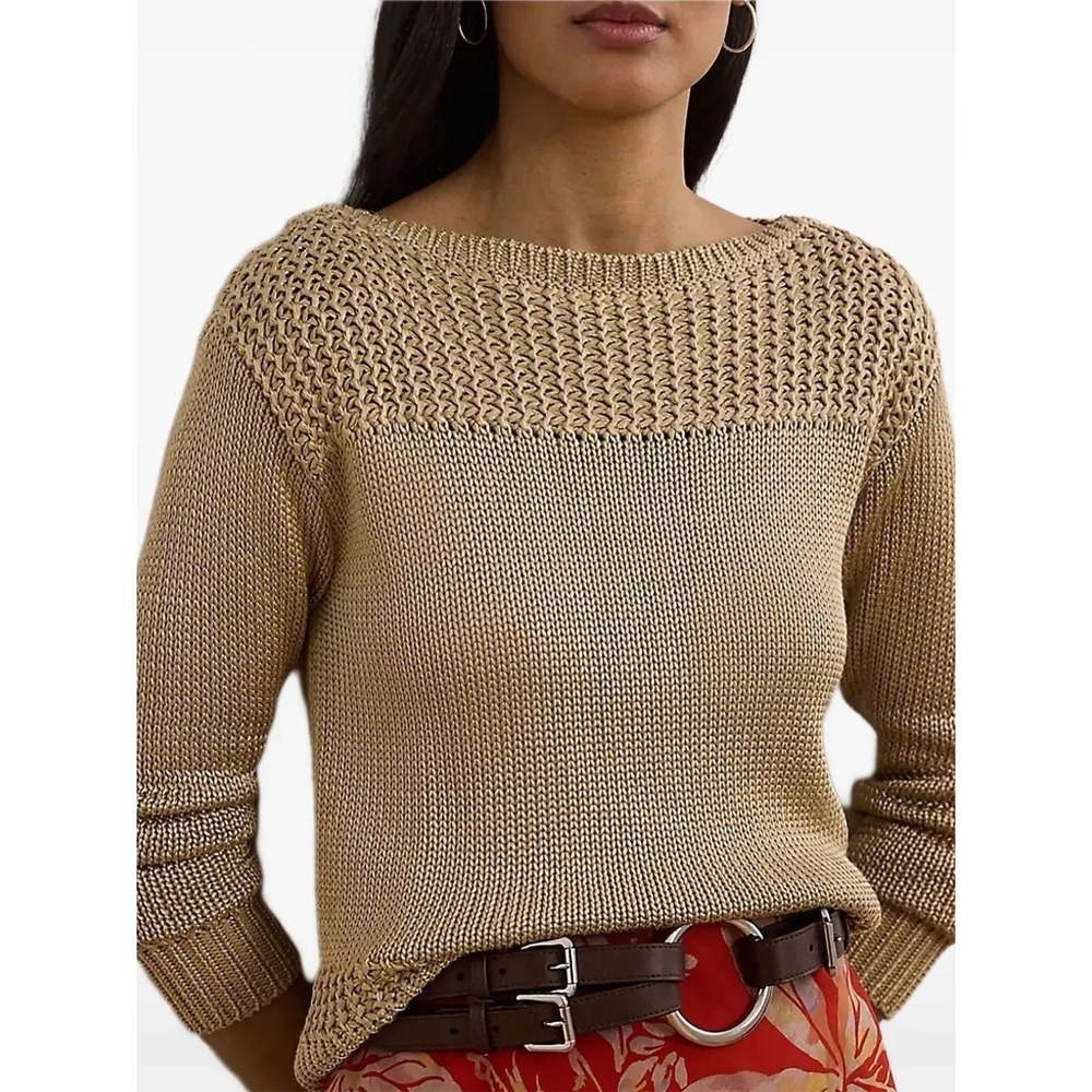 Lauren Ralph Lauren Women's Curve Knit Sweater Pullover Size XXL